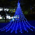 Christmas Decorations Outdoor Lights,11.5 ft 317 LED Star Christmas Tree Lights,8 Memory Lighting Modes&Timer Christmas Star Lights for Yard,Wedding,Party,Christmas Decorations (Blue) by DINGFU