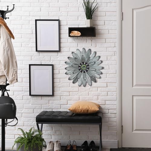 YEAHOME Metal Farmhouse Boho Wall Decor - 16'' Galvanized Wall Art Decorations Hanging for Bedroom, Living Room, Bathroom Office - Image 7