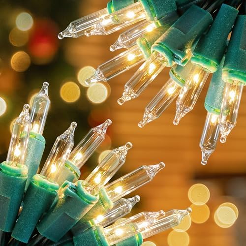 Hopolon Warm White Christmas Mini Lights, 2 Pack 100 Count 23FT by Hopolon