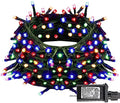 Dazzle Bright Christmas String Lights, 100 LED 33 FT Connectable Fairy Lights with 8 Modes, Waterproof Christmas Decorations for Indoor Outdoor Holiday Party Home Tree Decor (Multi-Colored) by DazzleBright