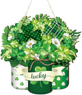 Spiareal Clover Style Fall Porch Decor, Wooden Welcome Sign by Spiareal