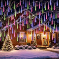 Aukora Outdoor Christmas Lights,Meteor Shower Lights UL Certified by AUKORA