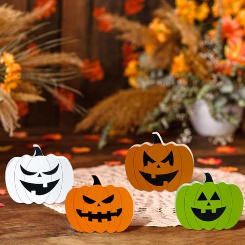 QINJIEJIE Fall Pumpkin Decor Autumn Pumpkin Decorations for Office Desk - Image 7