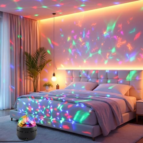 Preboun 3 Pcs Water Effect Projector Light LED Waterproof Remote,Crystal - Image 4