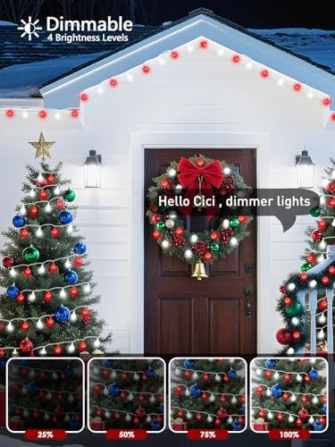 Connectable 43FT 100LED Globe String Lights Indoor, Smart Classroom Lights - Image 4