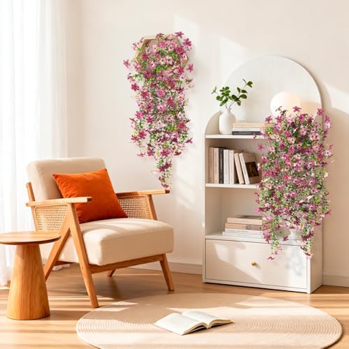 Artificial Fake Hanging Flowers Plants for Outdoor Spring Summer Decoration - Image 5
