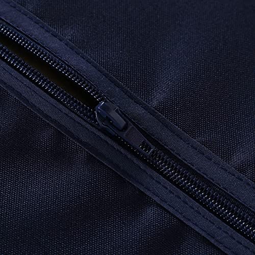 LUSHVIDA Rectangle Outdoor Tablecloth with Umbrella Hole 52x70 Inch Navy - Image 5