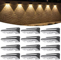 12 Pack Solar Lights Outdoor, LED Solar Fence Lights, IP65 Deck Lights by Unknown