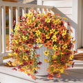 Homsunny Artificial Fake Mums Fall Flowers for Outdoor Decoration by HomeD%C3%A9cor