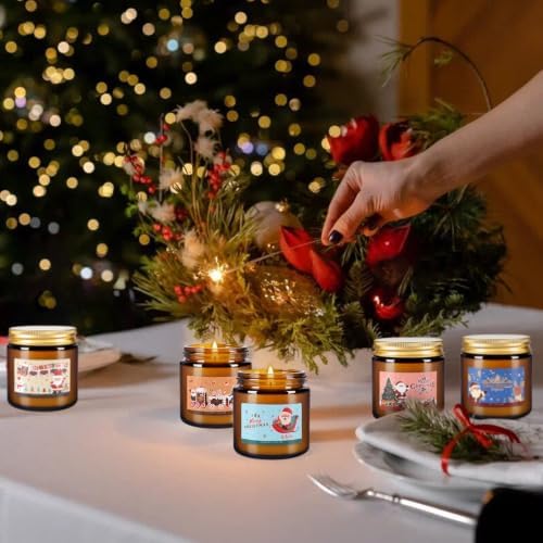 24 Pack Christmas Scented Candle Gift Set, Jar Candle Set (3.5 oz) - Image 6