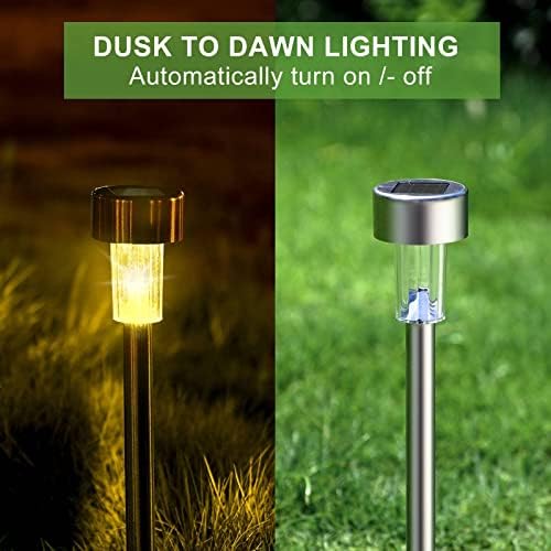 Solar Lights Outdoor Waterproof, Solar Garden Lights, Warm White, 12Pack - Image 6