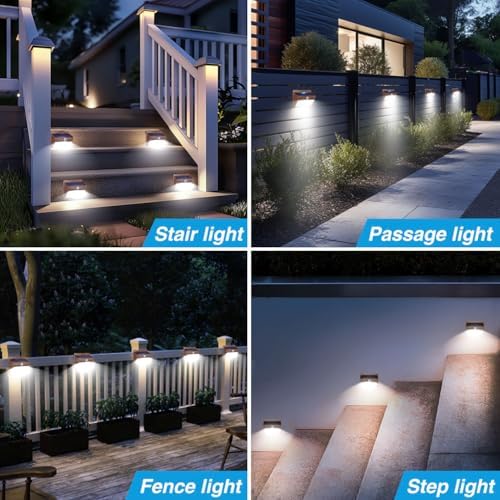 Peasur 10 Pack Solar Motion Sensor Lights Outdoor Waterproof with 3 Modes - Image 6
