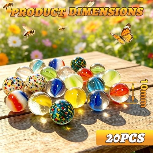 20pcs Bee Watering Station Marbles, Drowning Prevention - Garden Decoration - Image 7