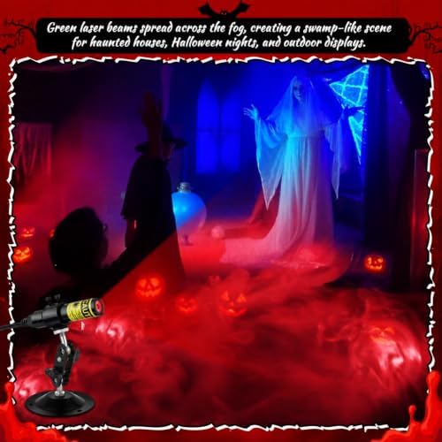 Red Laser Line Projector for Halloween Swamp Party Decoration - Image 7