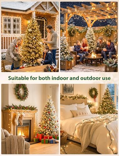 Hopolon 9.8FT 35 Warm White Christmas Incandescent Mini String Tree Lights - Image 6