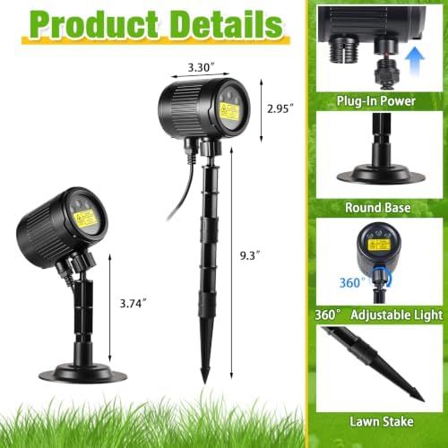 Red Green Laser Projector Lights Outdoor Waterproof Firely Light - Image 2