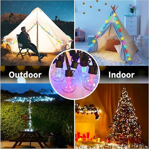10FT Color Changing String Lights Outdoor LED Patio Lights - Image 6