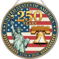 250th Anniversary Patriotic Wooden Door Sign, 4th of July Door Decoration Sign by FDLLAUS
