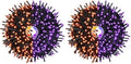 JMEXSUSS 250 LED Orange and Purple Christmas String Lights Indoor Outdoor Waterproof for Garden Patio Party Halloween Christmas Decorations (Pack of 2) by JMEXSUSS