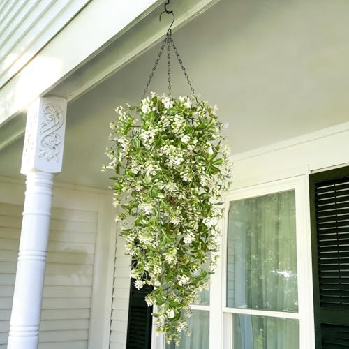 Waipfaru 4pcs Fake Hanging Plants, Faux Ivy Fake Vines Greenery - Image 2