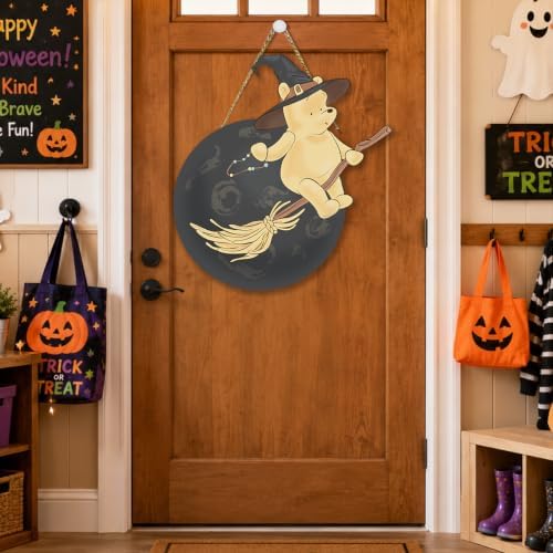 Halloween Door Decorations Funny Bear Sign for Baby Shower Home Porch - Image 3