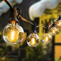 Outdoor String Lights 200FT 2-Pack LED Outside Waterproof Patio Lights Backyard Heavy-Duty Shatterproof Plastic G40 Bulbs 0.6W Efficient Connectable Globe Light Decor Yard Café Exterior by VocevosLighting