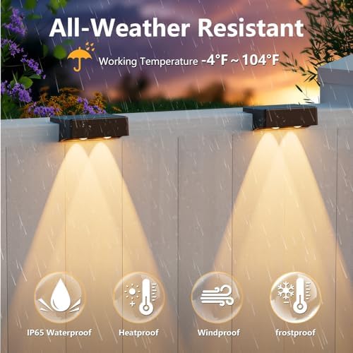 VOLISUN Solar Deck Lights 12 Pack, Color Changing LED Large Size Lamp - Image 2