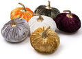 Ogrmar 6PCS Handmade Velvet Pumpkins for Halloween Thanksgiving Decoration by Ogrmar