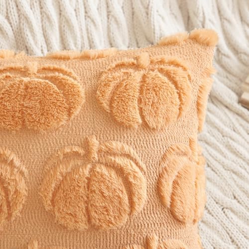 MIULEE Fall Pillow Covers Pumpkin Fall Decor 18x18 Pumpkin - Image 2