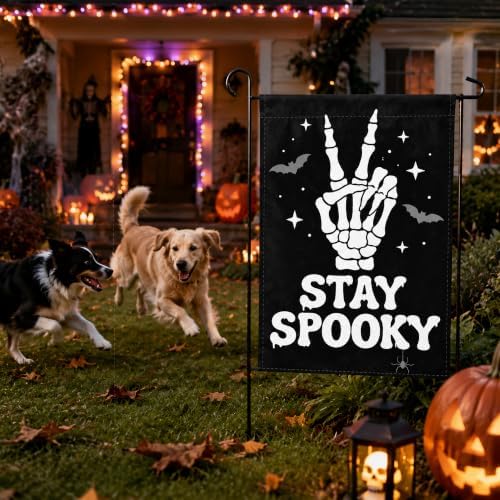 Halloween Decorations - Stay Spooky Halloween Garden Flag - Image 7