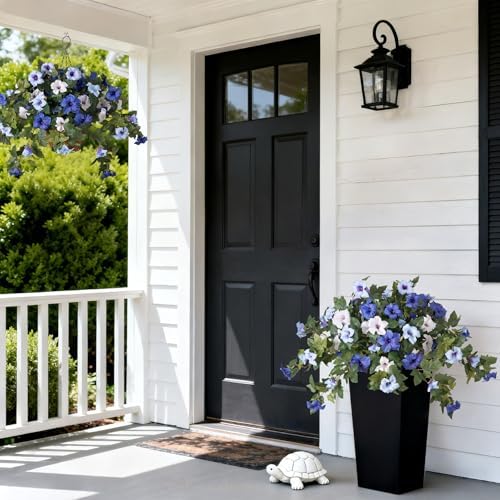 Ammyoo Artificial Fake Petunia Flowers for Outdoor Decoration - Image 4