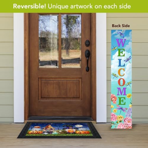 Briarwood Lane Spring Double Sided Reversible Pine Porch Leaner 47x9.5 Dragonflies and Frogs For Spring Porch Leaner - Image 3