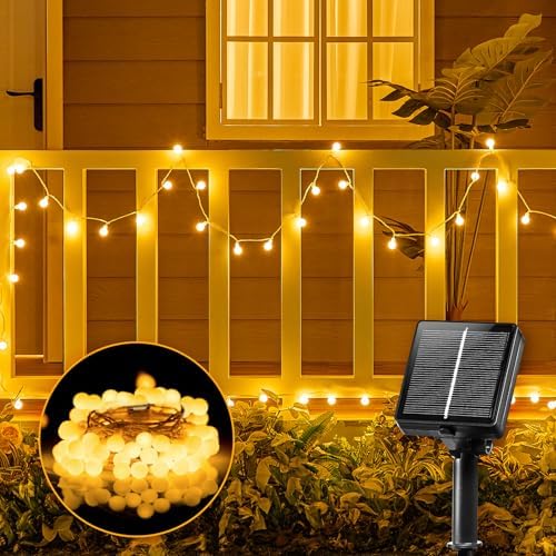 Brightown Solar String Lights 19.6Ft, 60 LED Globe Waterproof, 8 Modes - Image 2