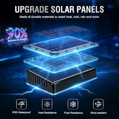 8-Pakc Solar Fence Lights Magnetic 3 in 1, 5S Quick Installation - Image 3