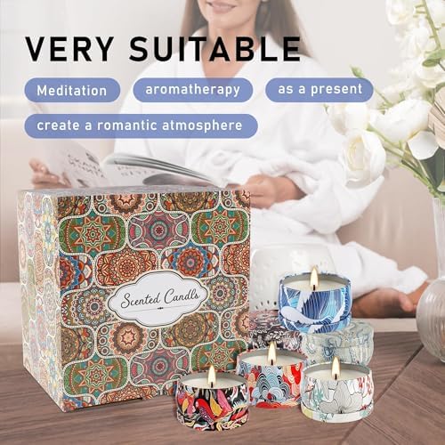 36-Pack Long-Lasting Scented Candles Gift Set, 2.5oz Soy Wax with Essential Oils for Aromatherapy and Home Fragrance, Perfect as Christmas, Valentine’s Day, Holiday Relaxation Gifts, and Cozy Atmosphe - Image 6