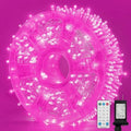 LAMPHOME 500 LED Pink String Lights, 165FT Plug in Waterproof with 16 Twinkle Modes, for Valentine’s Day, Easter, Mother’s Day, Christmas Decor, Indoor Outdoor Bedroom Yard Wedding Decoration by ULL