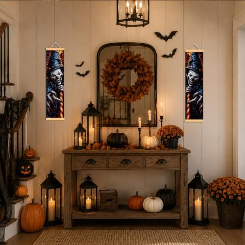 Haunted Clown Door Banner Set of 2, Halloween Carnival Porch Decor for Home - Image 6