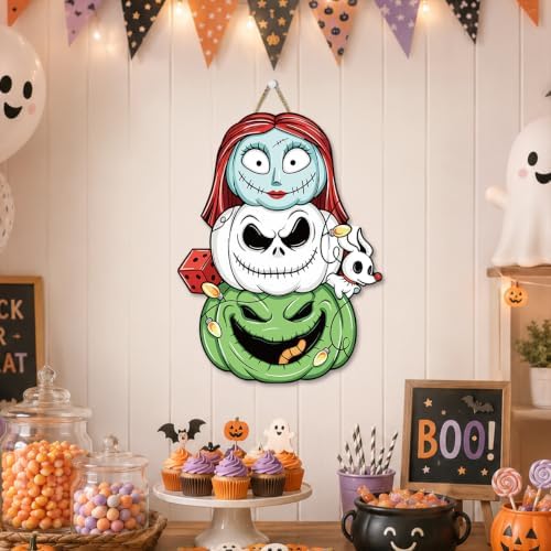 Halloween Decorations for Outside Halloween Sign for Porch Door - Image 4