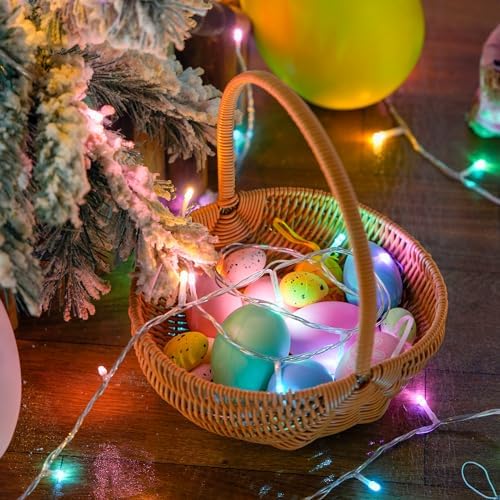 JMEXSUSS 33ft 100 LED Easter Lights for Indoor Outdoor Use - Image 4