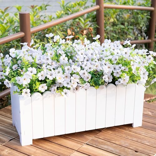 Artificial Flowers for Outdoors Fake Flowers Plant Spring Summer Decoration - Image 3