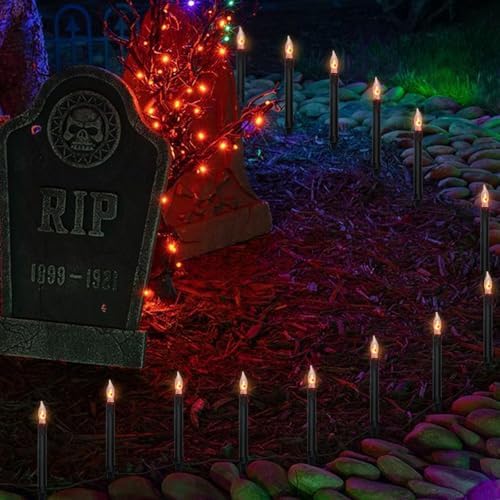 SUNSGNE 19.5FT Halloween Pathway Marker String Lights with 10 Count Lights - Image 6
