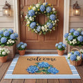 Tinideya 2 23.6 X 35.4 Inches Blue Flower Blue and White by Tinideya