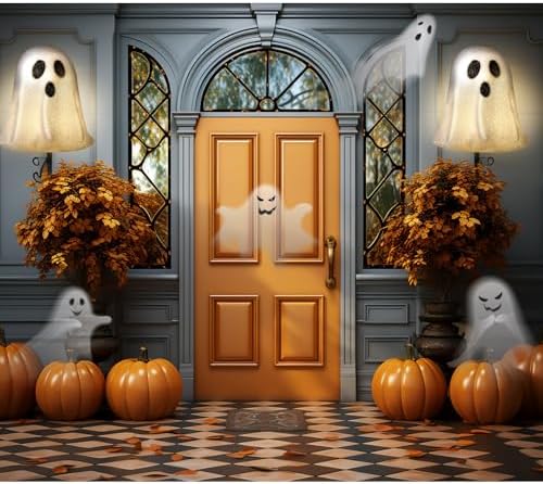 Aurelema 1 Pcs Halloween Porch Light Cover, Ghost - Image 5