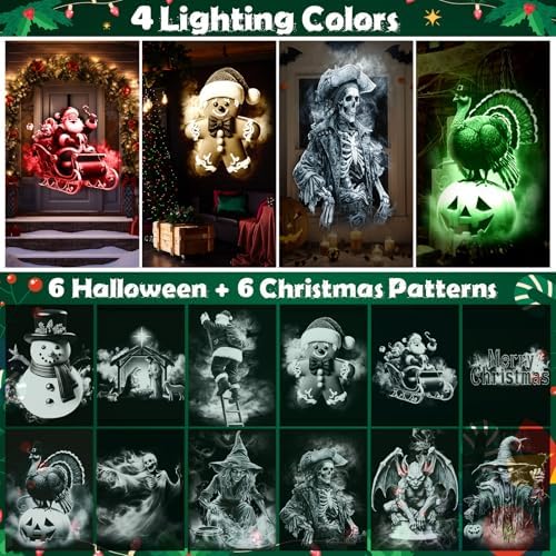 Aurelema Christmas Halloween Projector Lights 3D Dynamic - Image 2