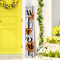 Sunflower Welcome Porch Sign Decor Summer Wooden Hanging Sign Door Porch Standing Decorative Signs Plaques for Front Door Farmhouse Outdoor Indoor Welcome Sign Wall Craft Decor 47.2"H by Unknown