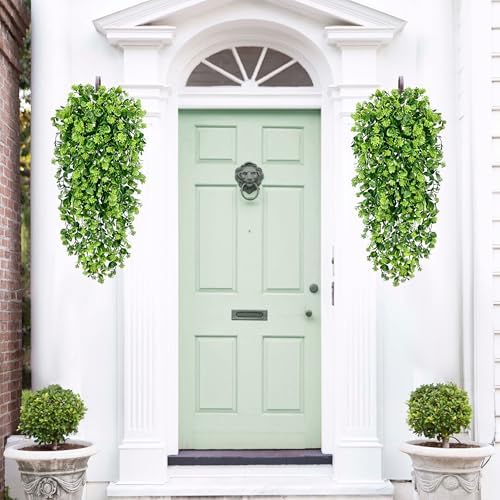Waipfaru 4Pcs Fake Hanging Plants 3ft Fake Plants Vines Greenery - Image 5
