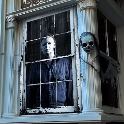 Halloween Horror Window and Door Cover, Scary Decoration for Home Party - Image 4