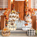 Moucuny Set of 6 Outdoor Fall Decoration for Home Porch, Pumpkin Signs by Moucuny