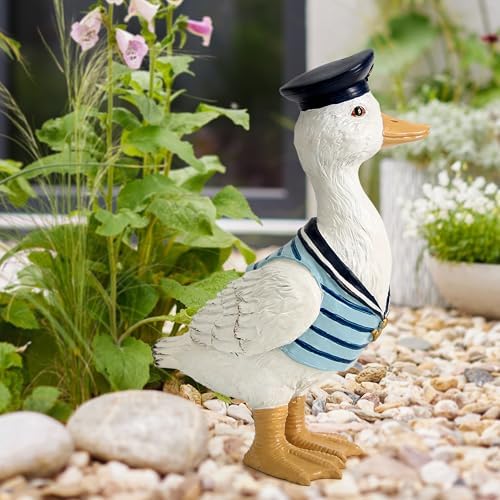 Duck Garden Decor Outdoor Porch Duck Statues Lawn Ornaments for Outside - Image 6