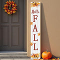 Fall Porch Decor Outdoor Autumn Thanksgiving Wooden Porch Sign 46.8 Inch by YUNKKIN